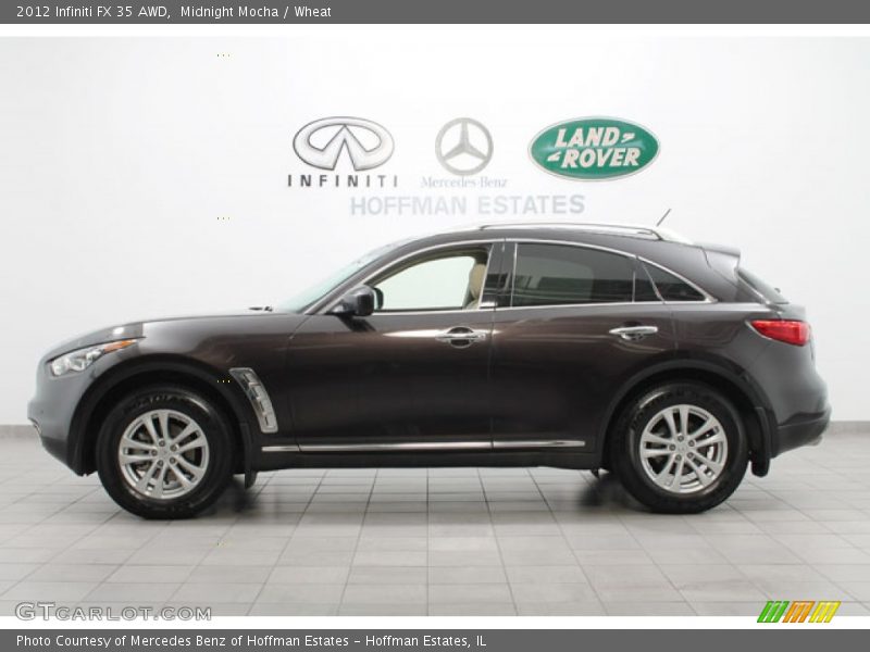Midnight Mocha / Wheat 2012 Infiniti FX 35 AWD
