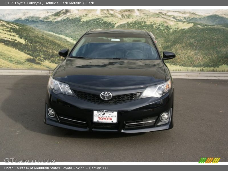 Attitude Black Metallic / Black 2012 Toyota Camry SE