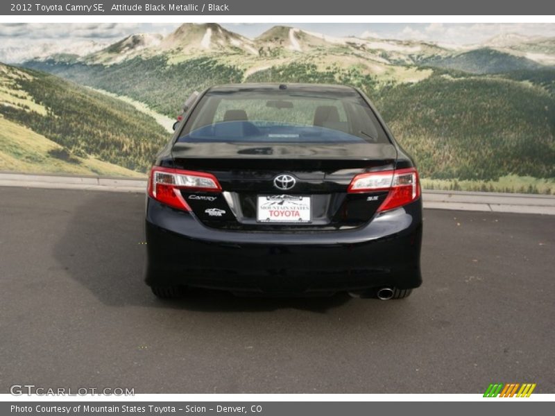 Attitude Black Metallic / Black 2012 Toyota Camry SE