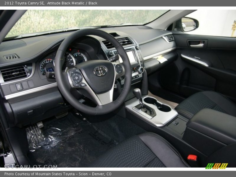 Attitude Black Metallic / Black 2012 Toyota Camry SE