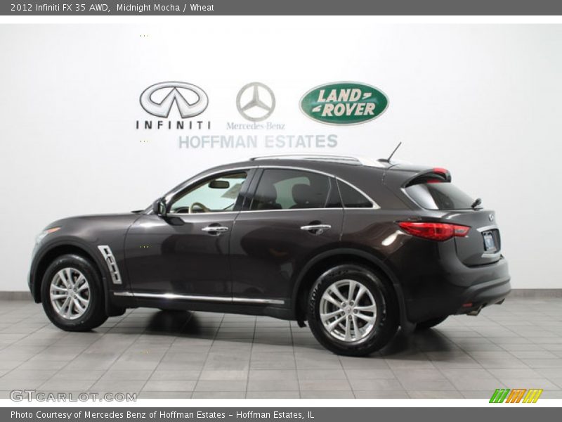 Midnight Mocha / Wheat 2012 Infiniti FX 35 AWD