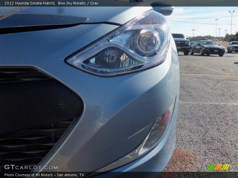 Blue Sky Metallic / Gray 2012 Hyundai Sonata Hybrid