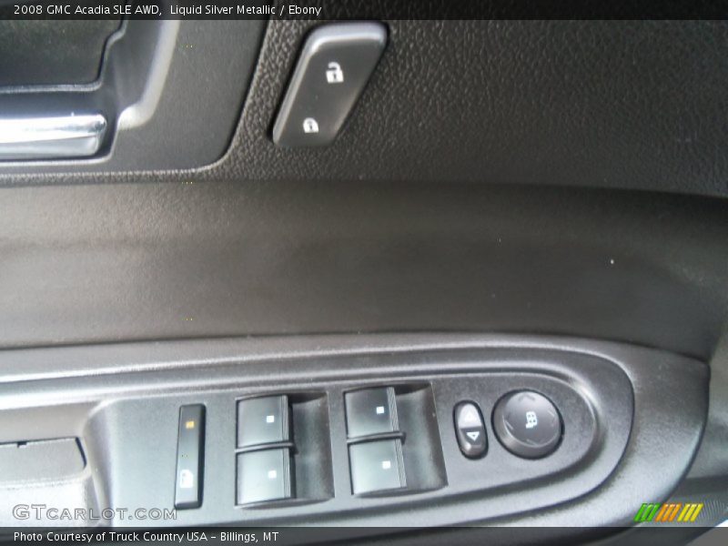 Liquid Silver Metallic / Ebony 2008 GMC Acadia SLE AWD