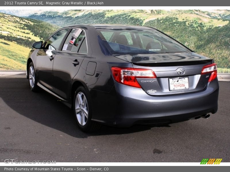 Magnetic Gray Metallic / Black/Ash 2012 Toyota Camry SE