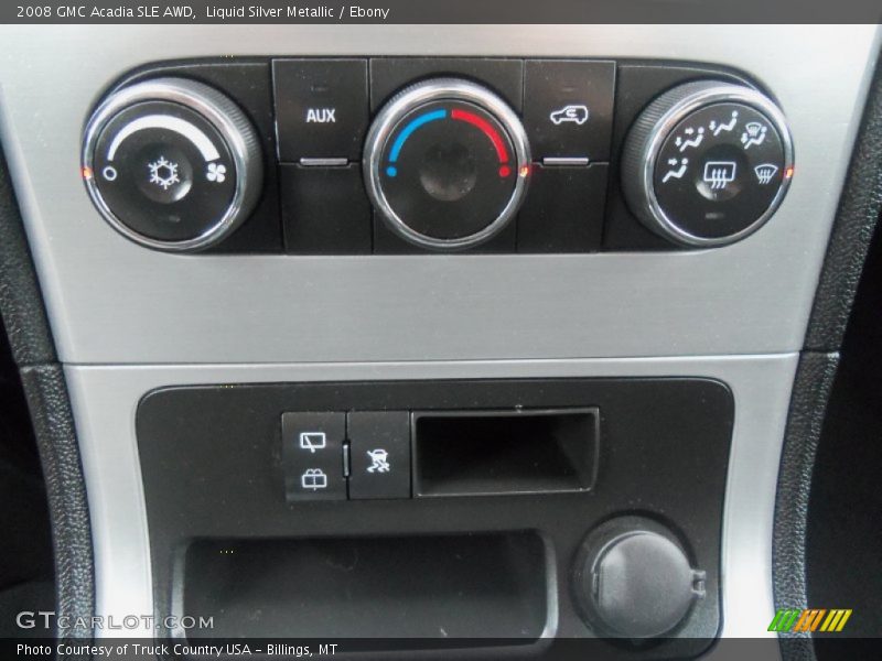 Liquid Silver Metallic / Ebony 2008 GMC Acadia SLE AWD
