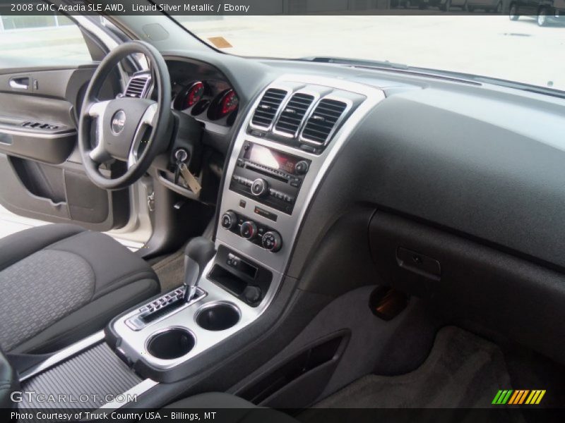Liquid Silver Metallic / Ebony 2008 GMC Acadia SLE AWD