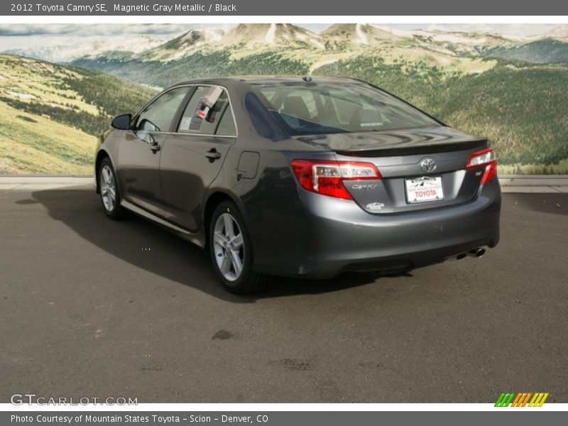 Magnetic Gray Metallic / Black 2012 Toyota Camry SE