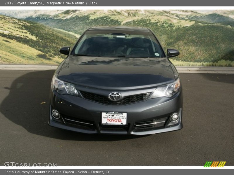 Magnetic Gray Metallic / Black 2012 Toyota Camry SE