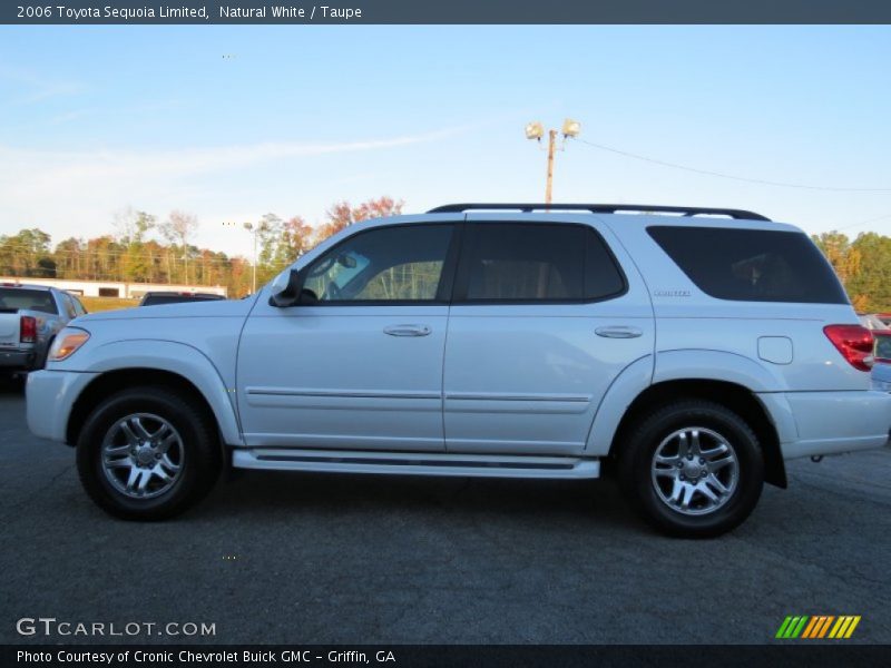 Natural White / Taupe 2006 Toyota Sequoia Limited