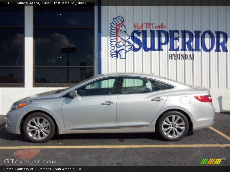 Silver Frost Metallic / Black 2012 Hyundai Azera