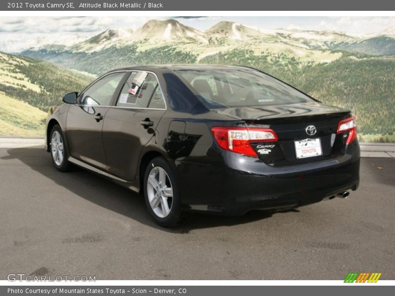 Attitude Black Metallic / Black 2012 Toyota Camry SE