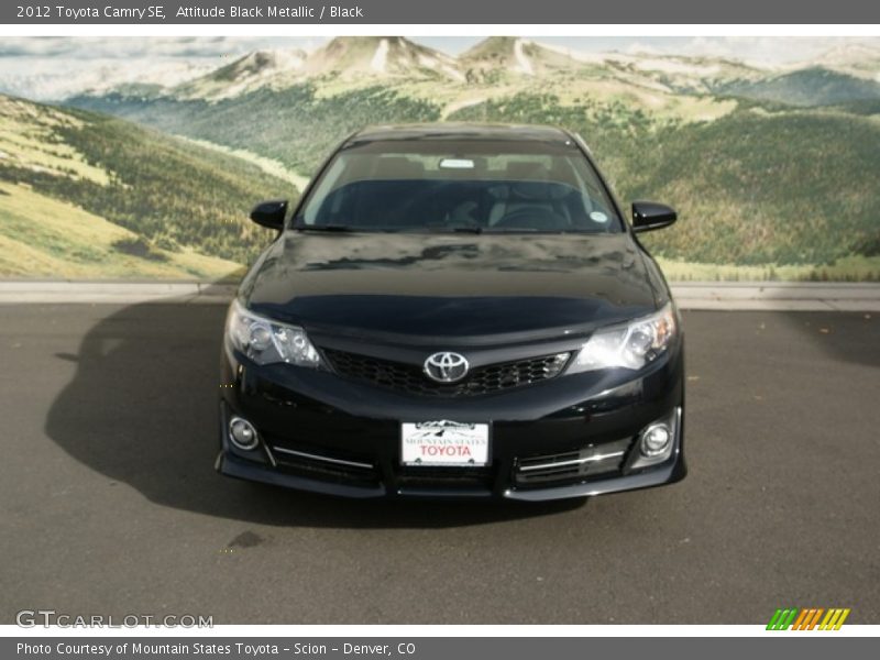 Attitude Black Metallic / Black 2012 Toyota Camry SE