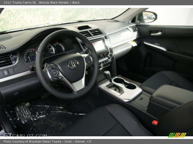 Attitude Black Metallic / Black 2012 Toyota Camry SE