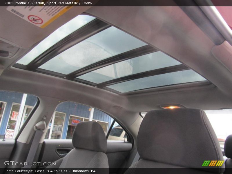 Sport Red Metallic / Ebony 2005 Pontiac G6 Sedan