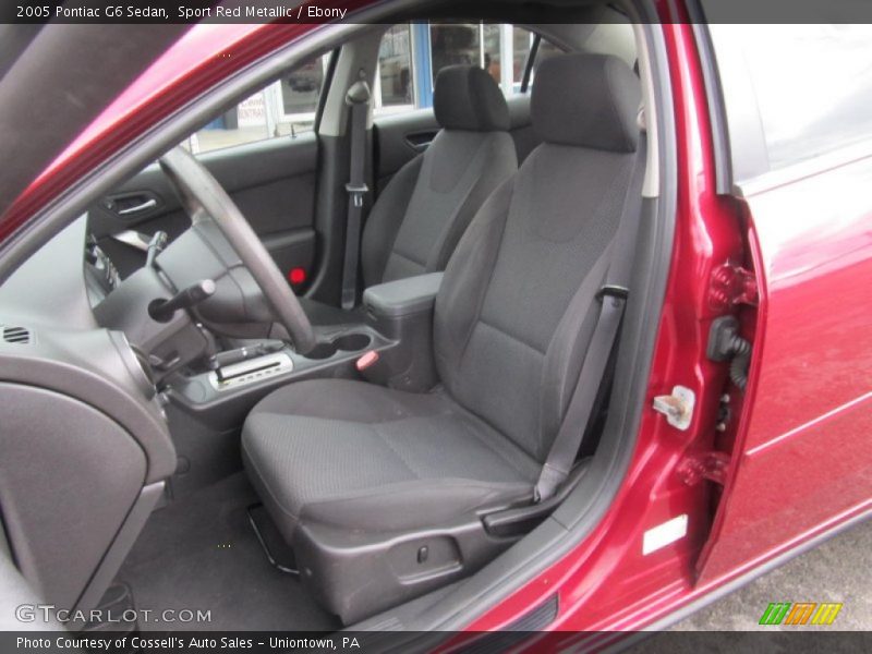 Sport Red Metallic / Ebony 2005 Pontiac G6 Sedan