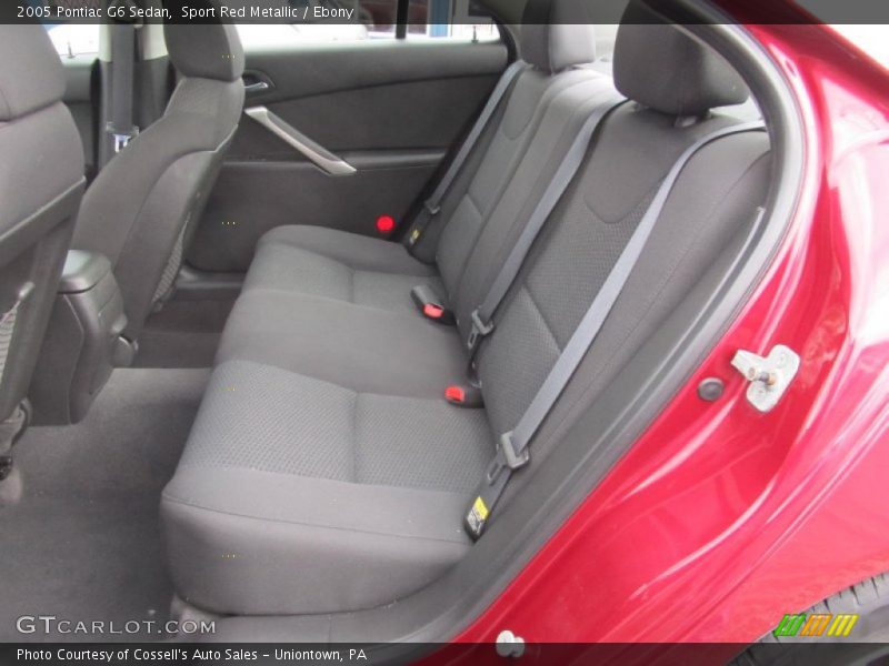 Sport Red Metallic / Ebony 2005 Pontiac G6 Sedan
