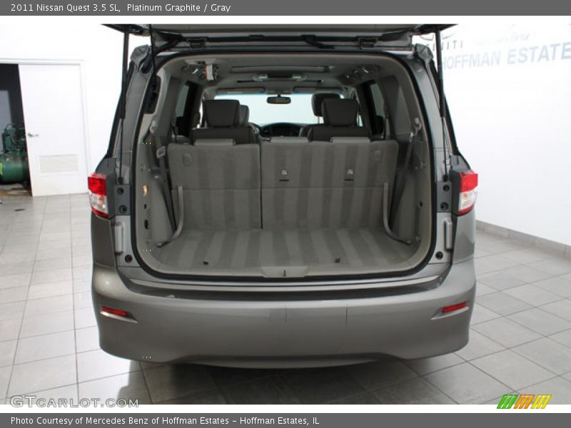  2011 Quest 3.5 SL Trunk