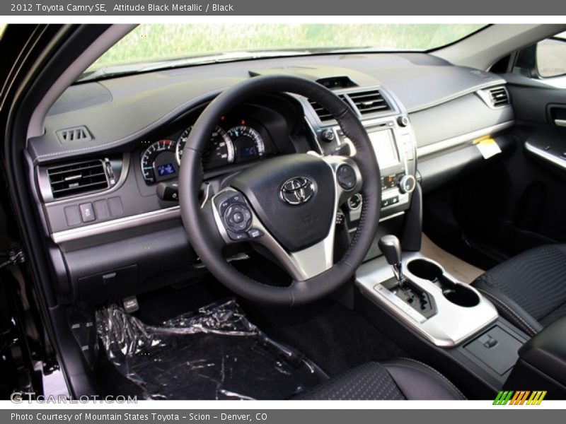 Attitude Black Metallic / Black 2012 Toyota Camry SE
