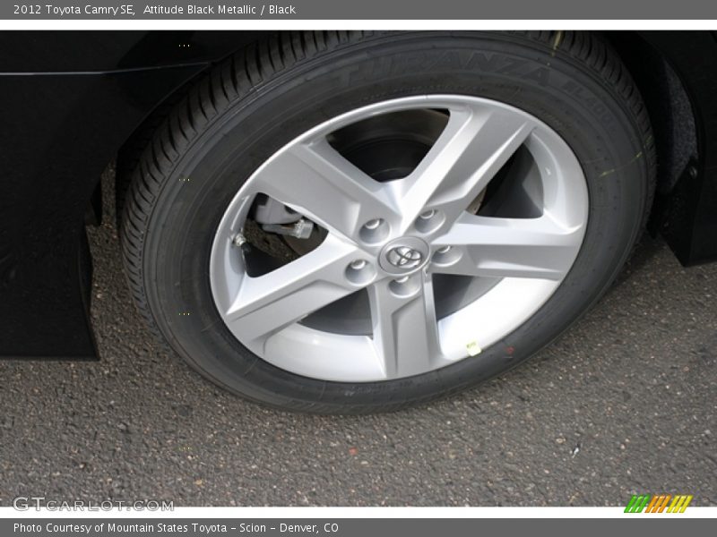 Attitude Black Metallic / Black 2012 Toyota Camry SE