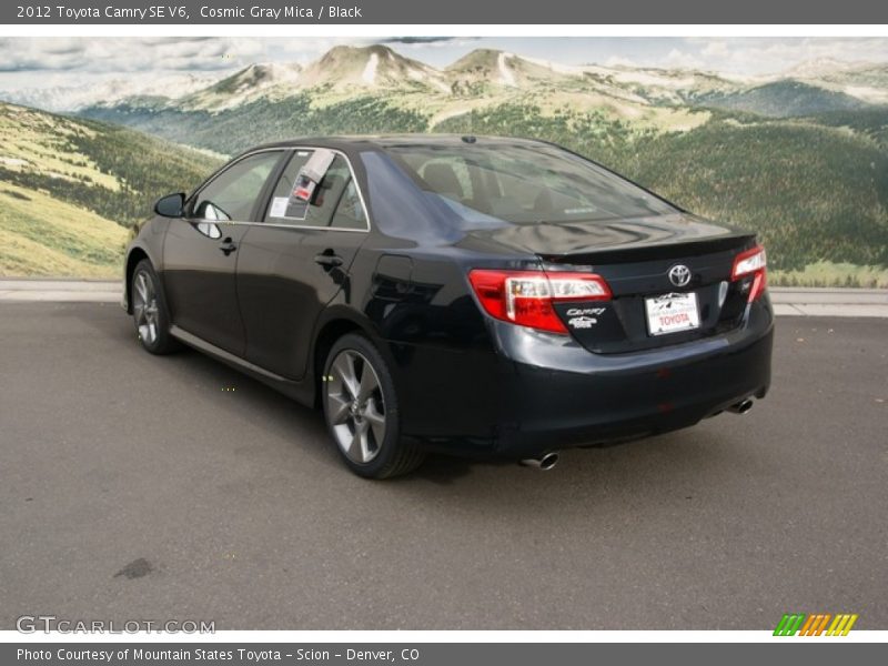 Cosmic Gray Mica / Black 2012 Toyota Camry SE V6