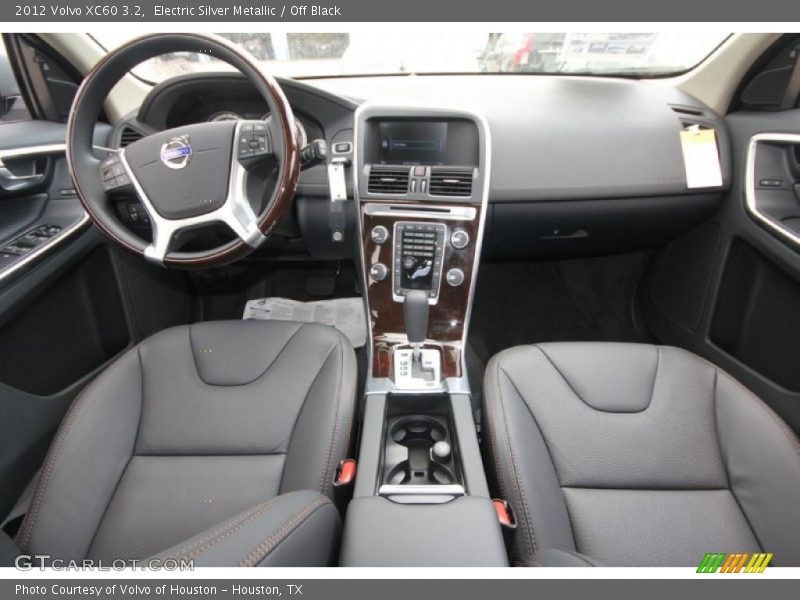 Electric Silver Metallic / Off Black 2012 Volvo XC60 3.2