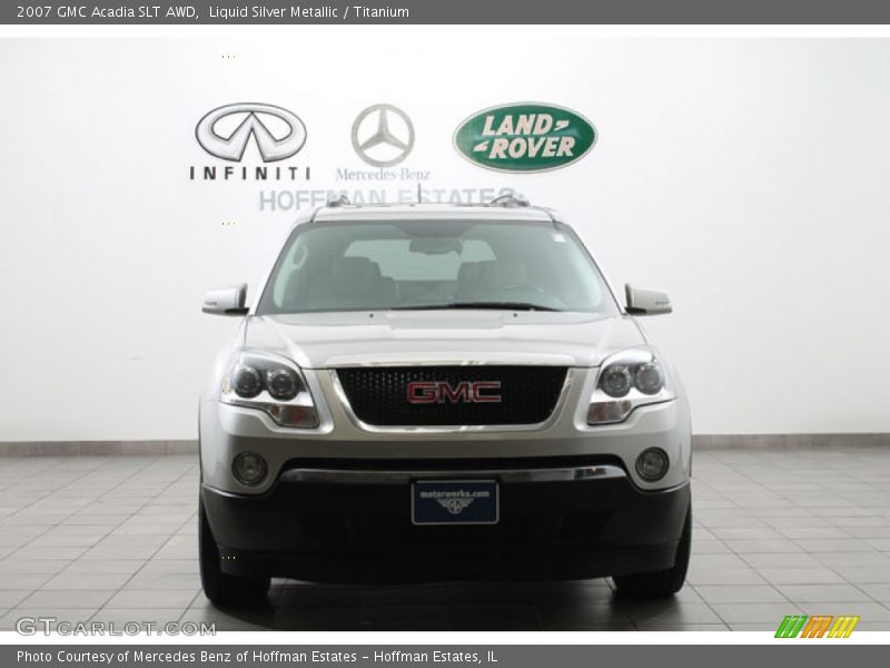 Liquid Silver Metallic / Titanium 2007 GMC Acadia SLT AWD