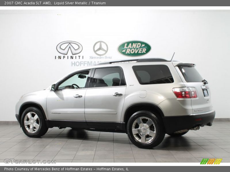 Liquid Silver Metallic / Titanium 2007 GMC Acadia SLT AWD