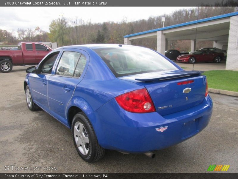 Blue Flash Metallic / Gray 2008 Chevrolet Cobalt LS Sedan