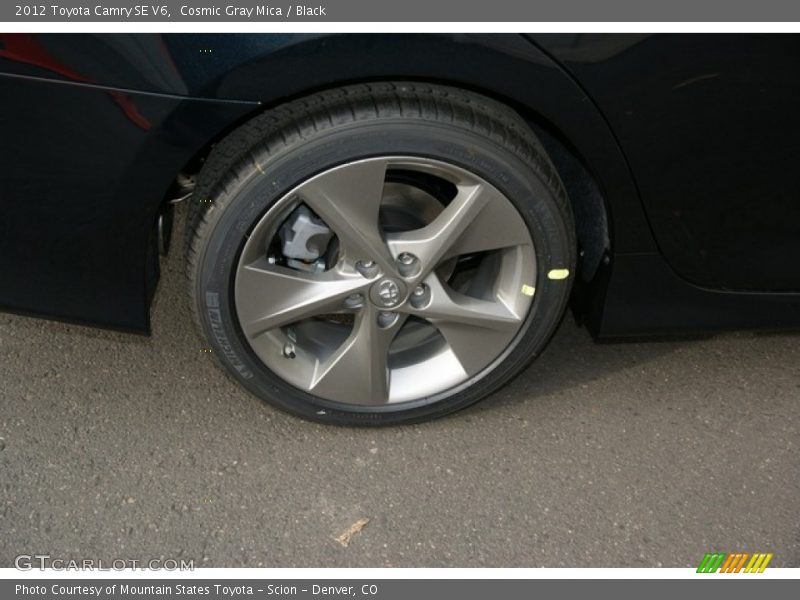 Cosmic Gray Mica / Black 2012 Toyota Camry SE V6