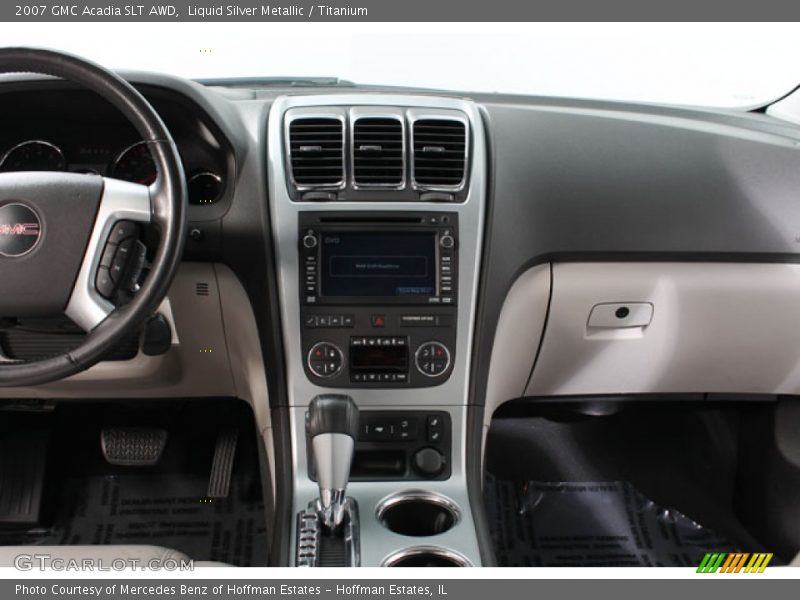 Liquid Silver Metallic / Titanium 2007 GMC Acadia SLT AWD