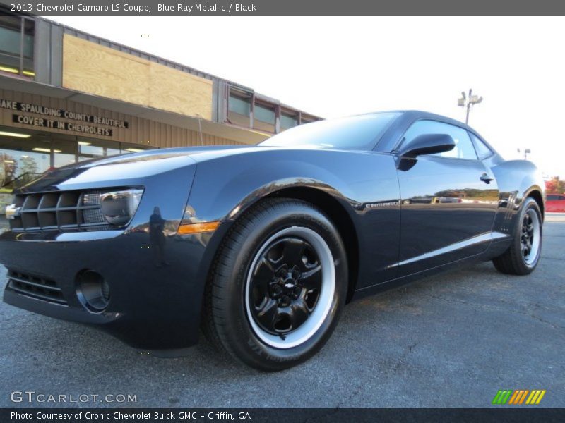 Blue Ray Metallic / Black 2013 Chevrolet Camaro LS Coupe