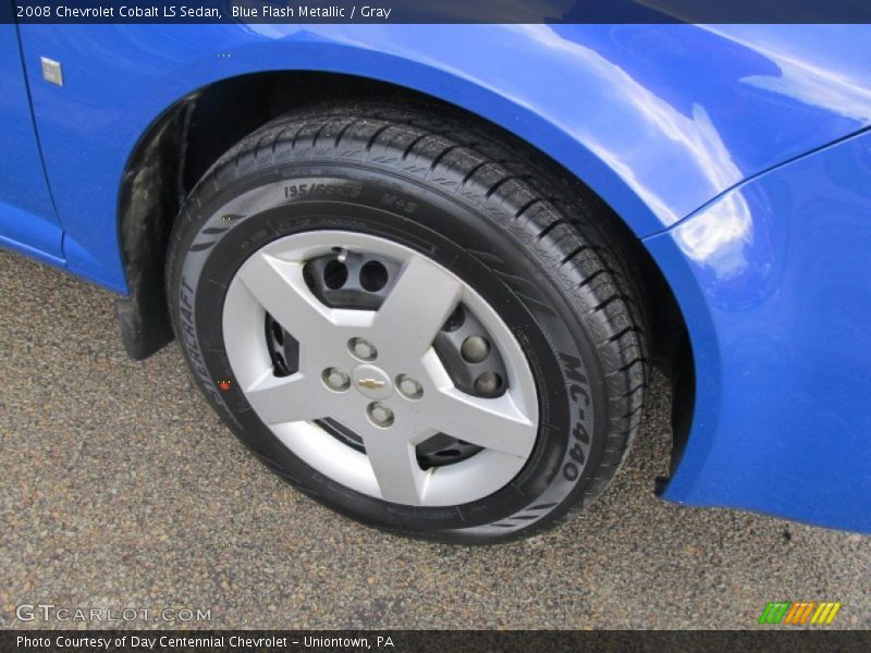Blue Flash Metallic / Gray 2008 Chevrolet Cobalt LS Sedan
