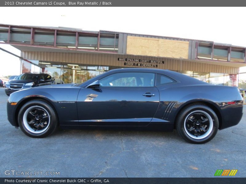 Blue Ray Metallic / Black 2013 Chevrolet Camaro LS Coupe