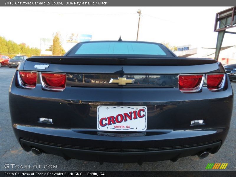 Blue Ray Metallic / Black 2013 Chevrolet Camaro LS Coupe