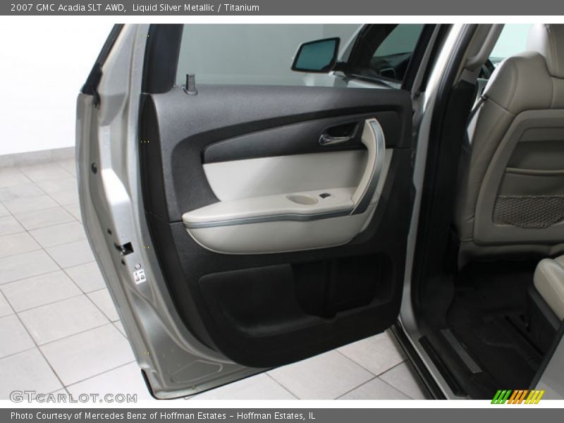 Liquid Silver Metallic / Titanium 2007 GMC Acadia SLT AWD
