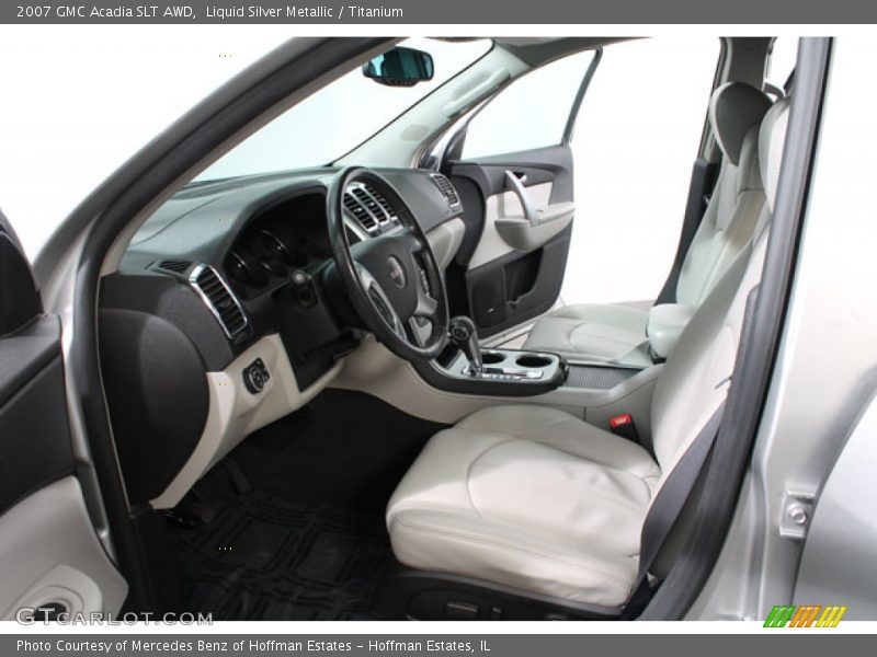 Liquid Silver Metallic / Titanium 2007 GMC Acadia SLT AWD