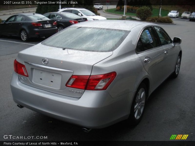 Tungsten Silver Metallic / Black 2007 Lexus ES 350