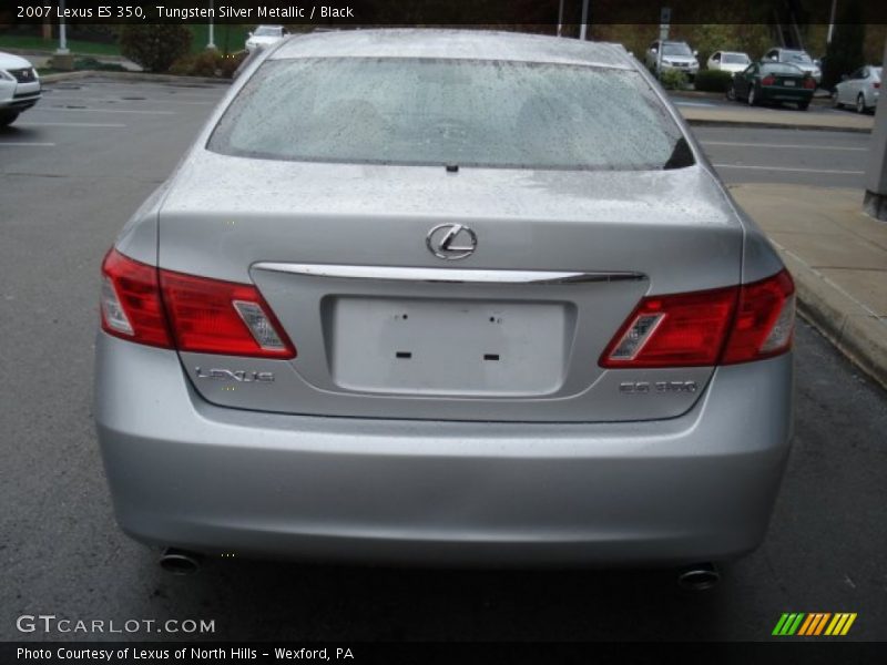 Tungsten Silver Metallic / Black 2007 Lexus ES 350