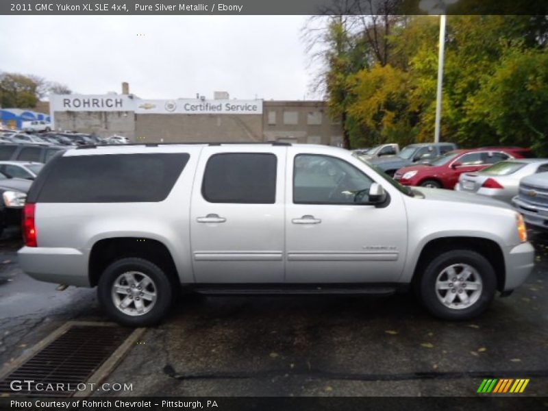Pure Silver Metallic / Ebony 2011 GMC Yukon XL SLE 4x4