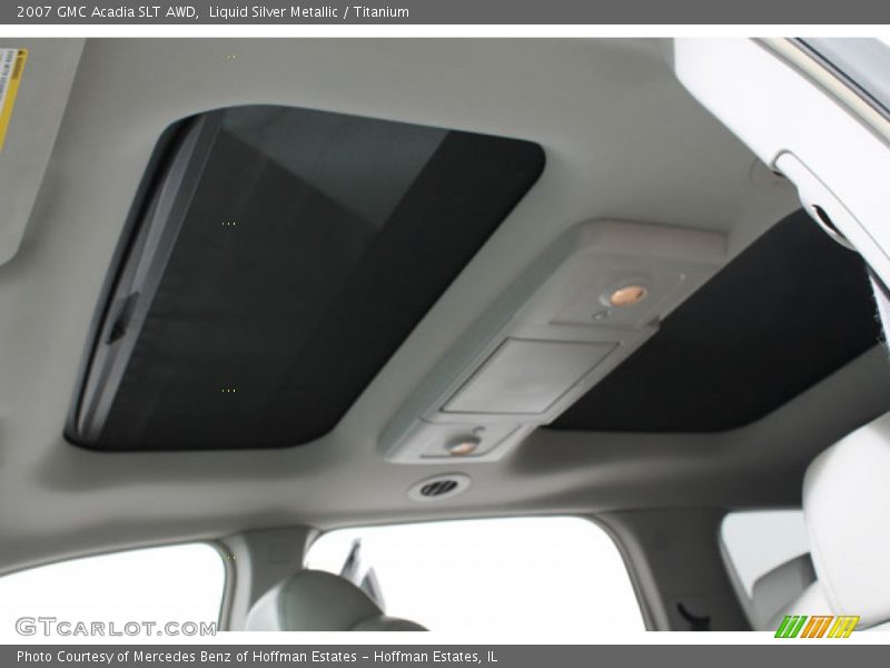 Liquid Silver Metallic / Titanium 2007 GMC Acadia SLT AWD