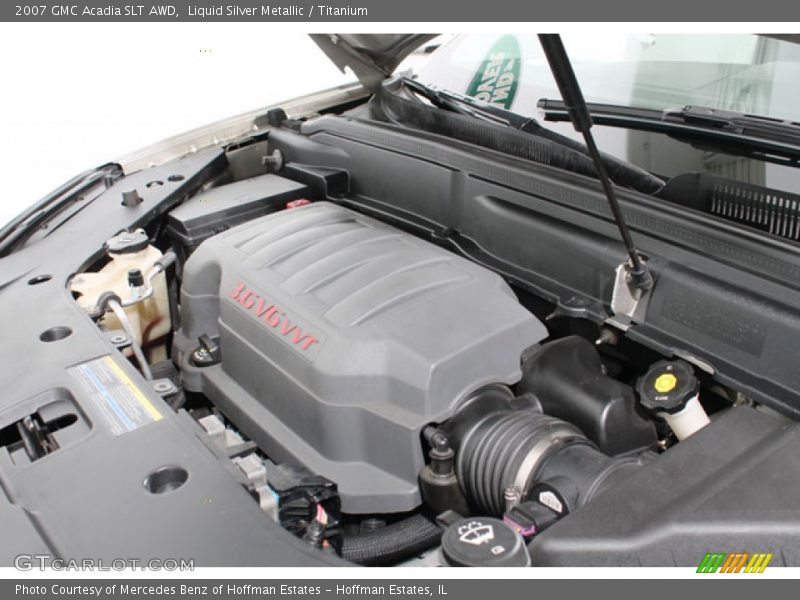 Liquid Silver Metallic / Titanium 2007 GMC Acadia SLT AWD