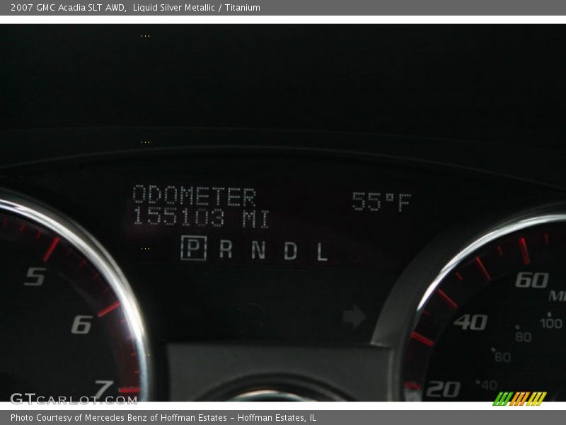 Liquid Silver Metallic / Titanium 2007 GMC Acadia SLT AWD