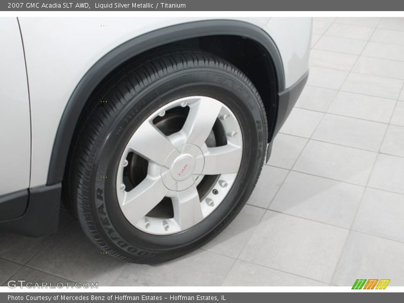 Liquid Silver Metallic / Titanium 2007 GMC Acadia SLT AWD