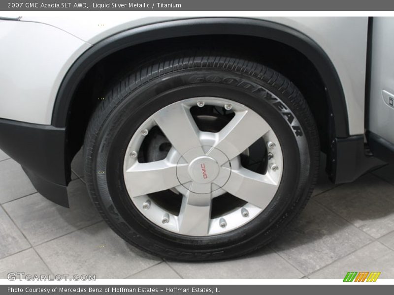 Liquid Silver Metallic / Titanium 2007 GMC Acadia SLT AWD