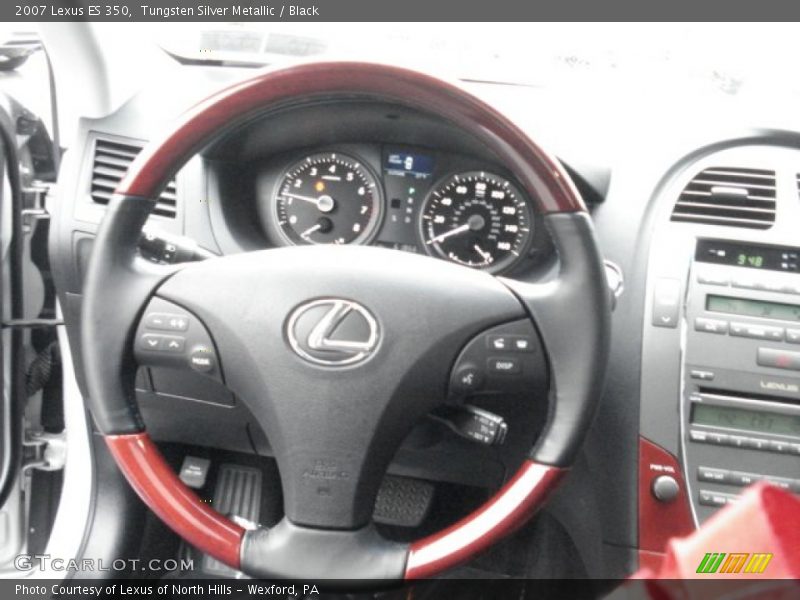 Tungsten Silver Metallic / Black 2007 Lexus ES 350