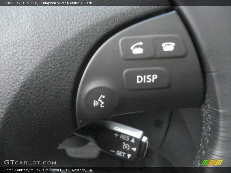Tungsten Silver Metallic / Black 2007 Lexus ES 350