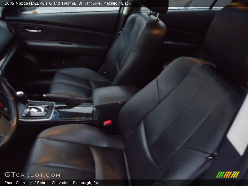 Brilliant Silver Metallic / Black 2009 Mazda MAZDA6 s Grand Touring