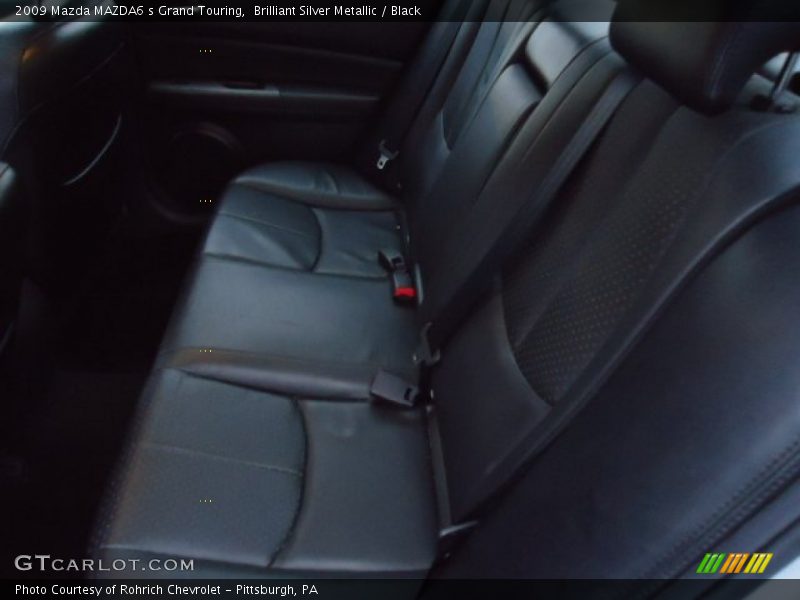Brilliant Silver Metallic / Black 2009 Mazda MAZDA6 s Grand Touring
