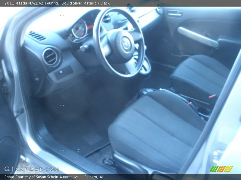 Liquid Silver Metallic / Black 2011 Mazda MAZDA2 Touring