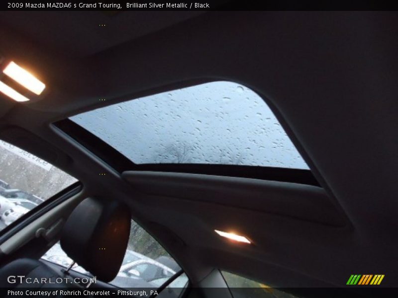 Brilliant Silver Metallic / Black 2009 Mazda MAZDA6 s Grand Touring